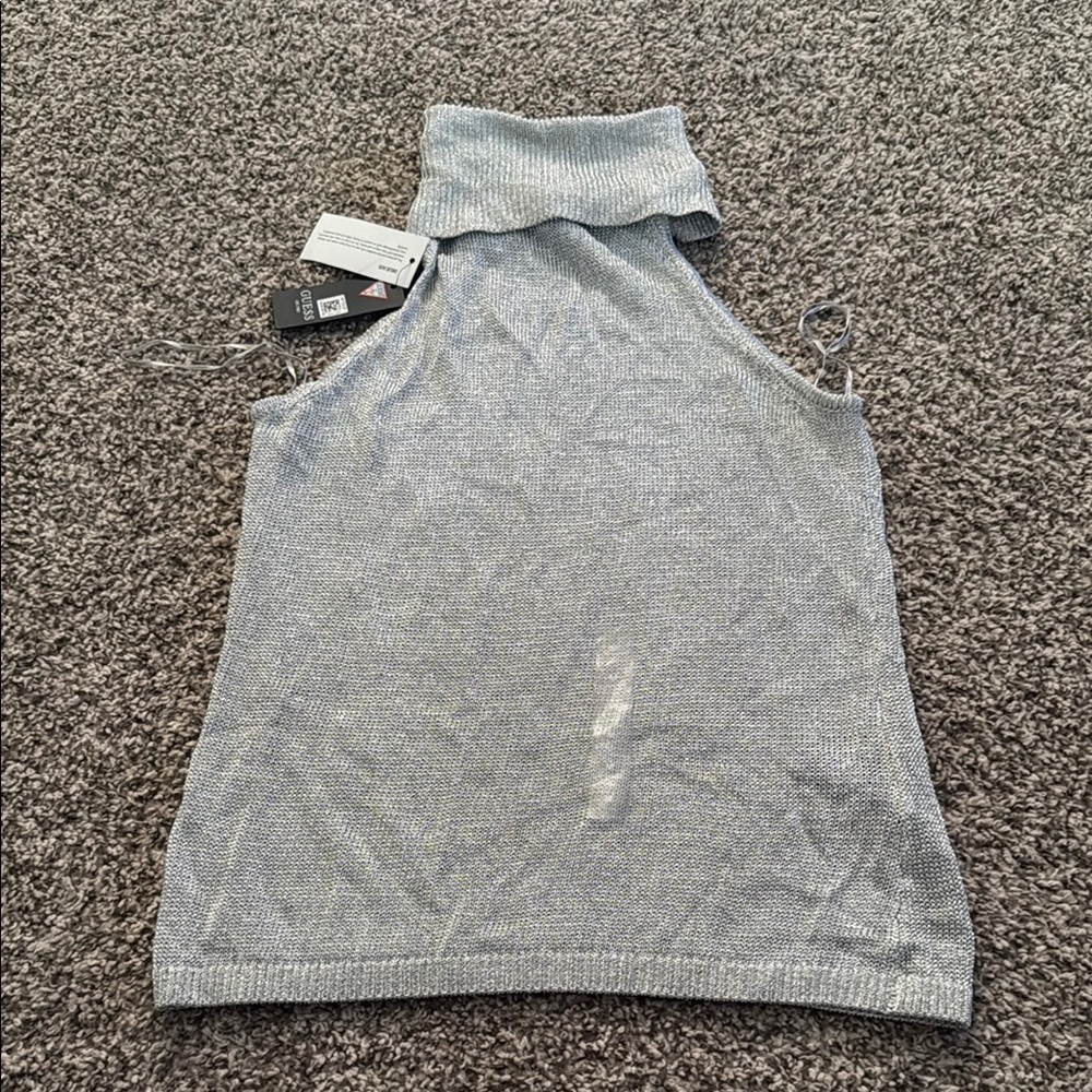 Guess Metallic Knit Top